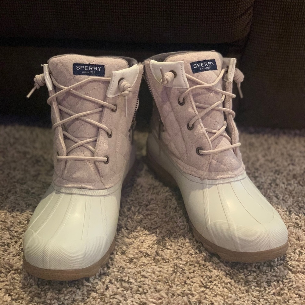 Sperry Saltwater Quilted Wool Duck Boots